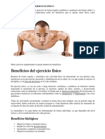 Beneficios Del Ejercicio Físico