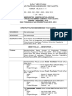 Ringkasan SK Kajur, Ka. Unit Dan Koord. Ursn Di Poltekkes Kemenkes Ykt Periode 2010-2014