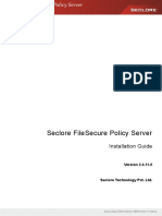 Policy Server Installation Guide