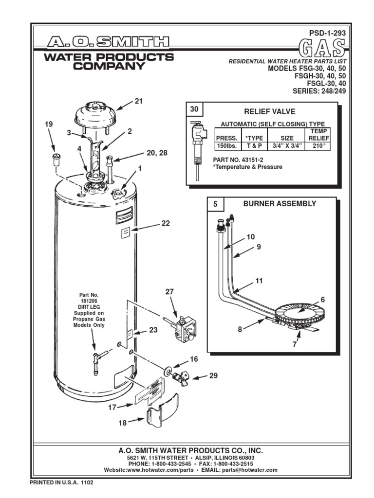 Residential Water Heater Parts List Vacuum Tube Water Heating