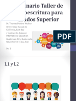 Seminario Taller Superior Dia 1