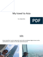 My Travel To Asia: By: Santiago Hirata