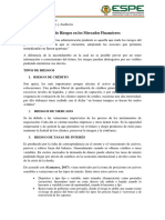 Tipos de Riesgos en Los Mercados Financieros