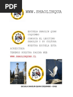 ESCUELA SHAOLIN QUAN Y EL SITIO WEB 