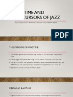 Ragtime and Precursors of Jazz
