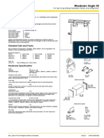 Brio Wardrobe Single 50 Technical Sheet