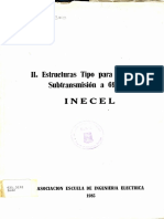 INECEL Estructuras Tipo para Lineas de 69kV.pdf