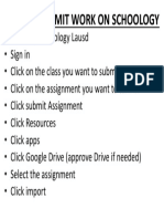 How To Submit Work On Schoology