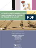 Entrenamiento Propioceptivo Esguince de Tobillo en Hockey Patín