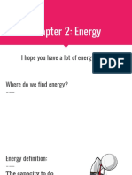 Grade 9 Intro To CH 2 Energy