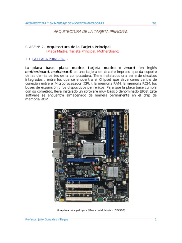 Arquitectura y Ensamblaje de Microcomputadoras - 1 PDF | PDF |  Microprocesador | Ingenieria Eléctrica
