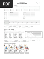 Study Guide First Assessment Test Write The Right Answer in The Blank