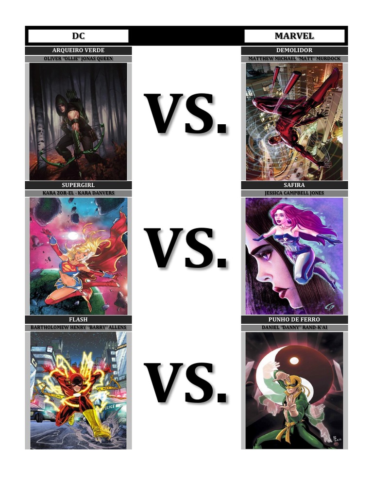 DC vs. Marvel | PDF | Young Adult