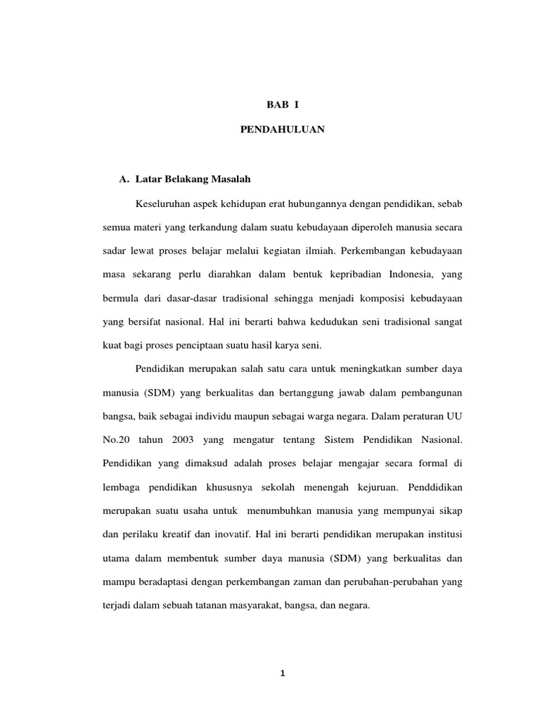 Proposal Skripsi Tata Busana