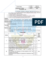 ME367 Non-Destructive Testing PDF