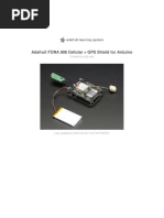 Adafruit Fona 808 Cellular Plus Gps Shield for Ard 765048