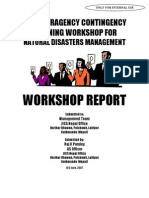 Workshop Report NDCP