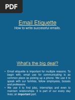 Email Etiquette: How To Write Successful Emails