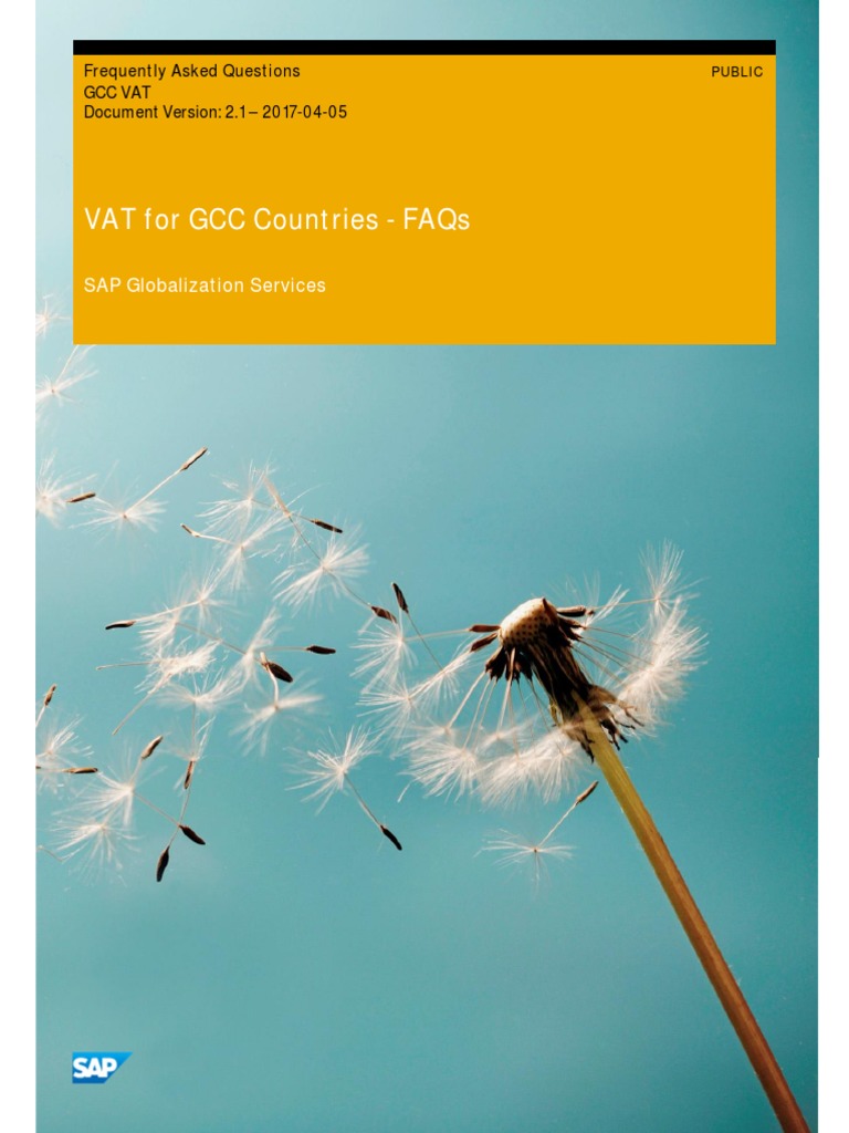 Vat PDF | PDF | Value Added Tax | Gulf Cooperation Council