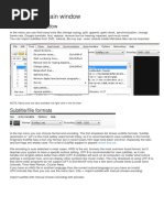 Subtitle Edit Main Window - Tutorial