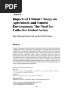 mpacts of Climate Change on Agriculture and Natural Environment