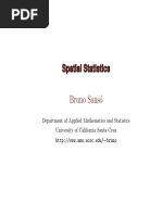 Bruno Sans O: Department of Applied Mathematics and Statistics University of California Santa Cruz Bruno