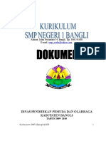 Kurikulum SMPN 1 Bangli Tahun 2009 Dokumen 1