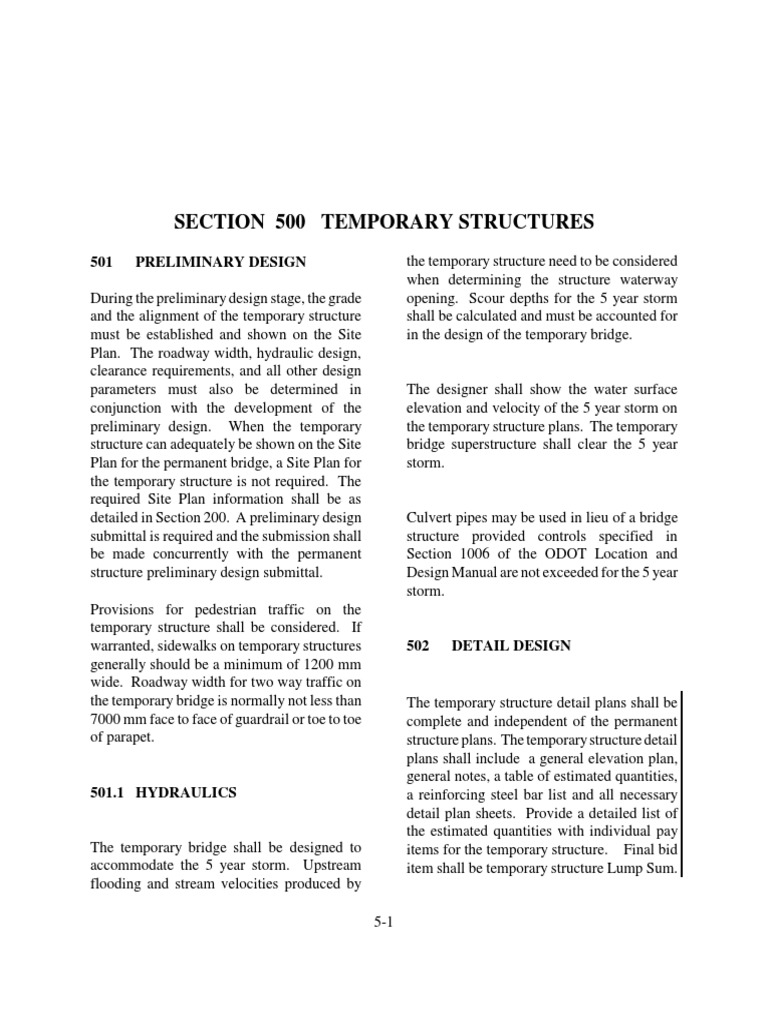 Temporary Bridge Design Guide | PDF | Lumber | Screw