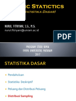 Basic Statistics - 8 - Sampling Distribution
