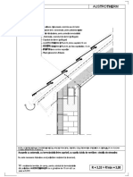 Austrotherm 50318 Austrotherm 21832 10austrotherm Acoperis Cu Astereala Cu Termoizolatia Intre Capriori Cu Spatiu Dublu de Ventilare Detaliu de Streasina