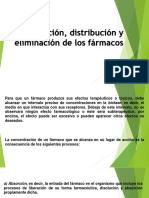 Absorción, distribución y eliminación de los fármacos.pptx