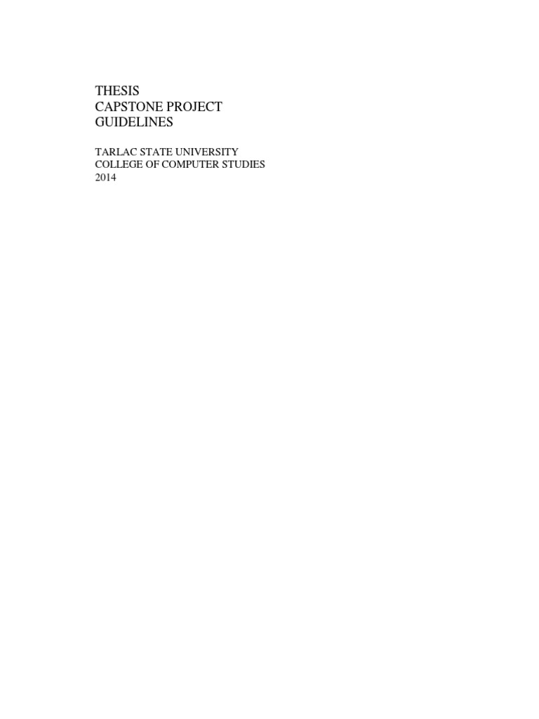 Guidelines PDF | PDF | Thesis | Software Development
