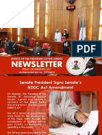 Office of The President of The Senate Newsletter. Week of Monday December 4TH To Friday December 8TH
