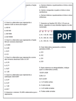 Conversão de frações em decimais e operações com números decimais