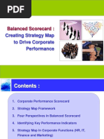 Balanced Scorecard:: Creating Strategy Map To Drive Corporate Performance