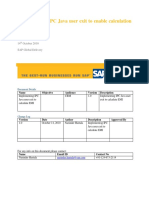 Implementing IPC Java User Exit To Enable Calculation of EMI