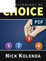 Psychology of Choice PDF