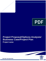 Project Proposal/Options Analysis/ Business Case/Project Plan