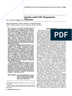 Psychiatric Symptoms and Expansion in Huntington's Disease