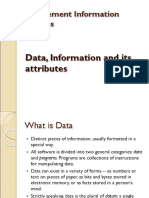 Data and Information Attributes