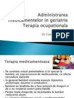 Administrarea Medicamentelor in Geriatrie