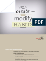 Create and Modify Habits
