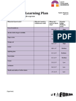 Individual Learning Plan: Project Title: Starlight Express