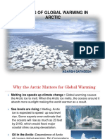 Effects of Global Warming in Arctic: Adarsh Satheesh