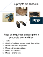 Fazer Um Projeto de Sandália