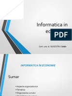 Informatica in Economie