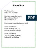 Puisi Kaka Ramadhan