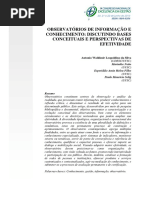 Observatórios de Informação e Conhecimento - Conceitos e Efetividade