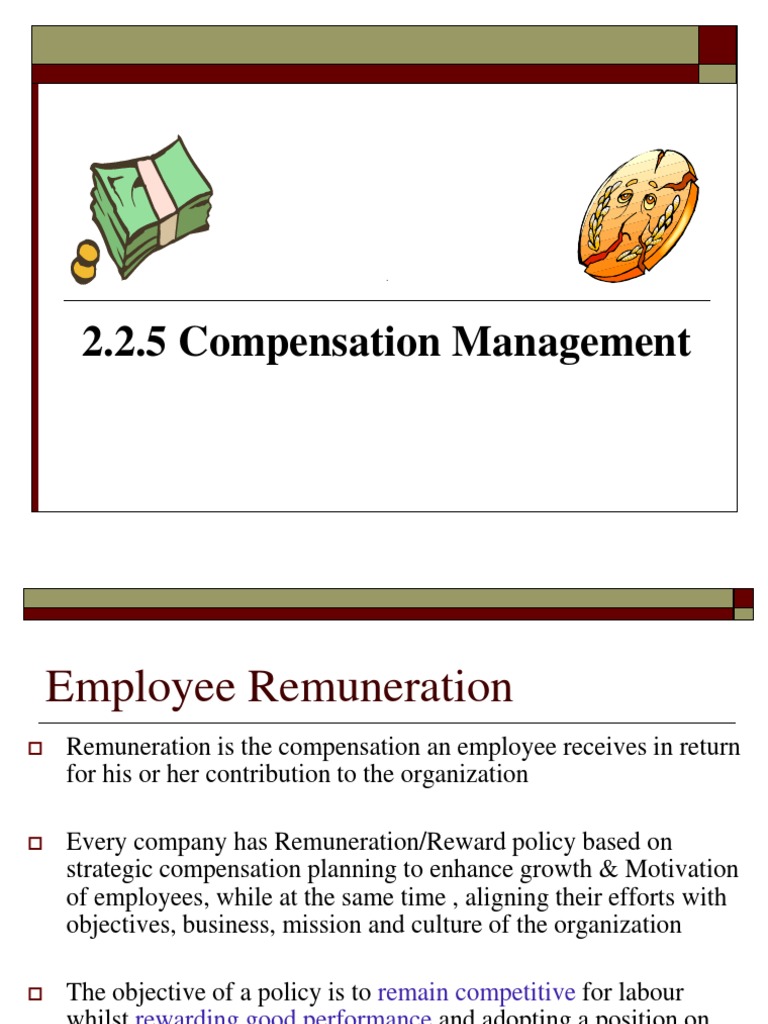 Linking Employee Compensation to Organizational Objectives Through