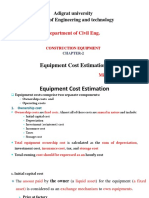 Lecture-7 Cost of Eqpt